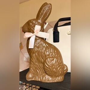 CHOCOLATE BUNNY???? Nope!! He’s a Decoration!!